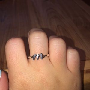 James Avery initial “M” ring